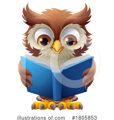 Owl Clipart #1805853 by AtStockIllustration