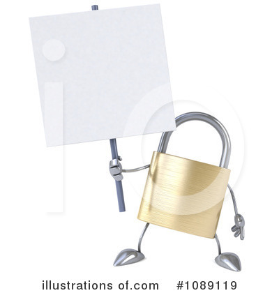 Padlock Clipart #1049455 - Illustration by Julos