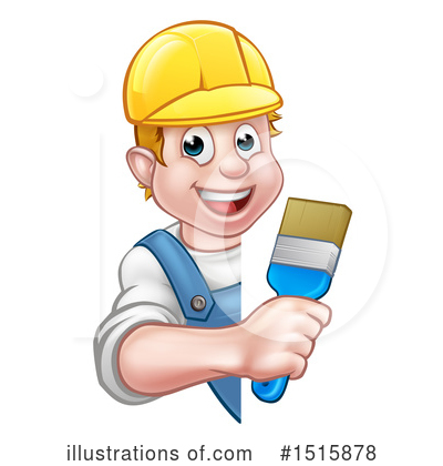 Royalty-Free (RF) Painter Clipart Illustration by AtStockIllustration - Stock Sample #1515878