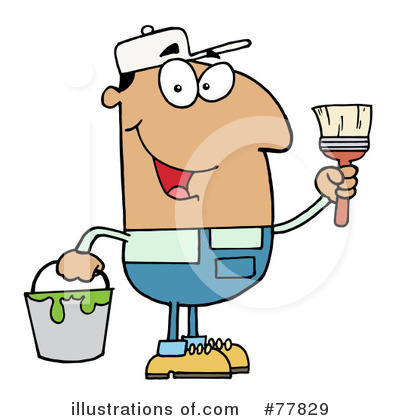 Painter Clipart #77829 by Hit Toon