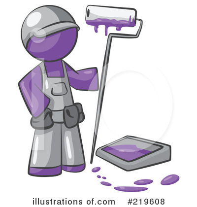 Royalty-Free (RF) Painting Clipart Illustration by Leo Blanchette - Stock Sample #219608