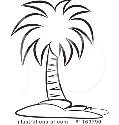 Royalty-Free (RF) Palm Tree Clipart Illustration by Lal Perera - Stock Sample #1169790