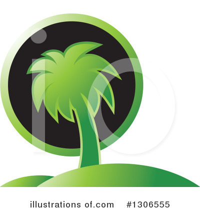 Royalty-Free (RF) Palm Tree Clipart Illustration by Lal Perera - Stock Sample #1306555