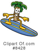 Palm Tree Mascot Clipart #8428 by Mascot Junction