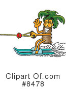 Palm Tree Mascot Clipart #8478 by Mascot Junction