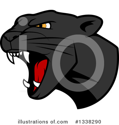 Royalty-Free (RF) Panther Clipart Illustration by Vector Tradition SM - Stock Sample #1338290