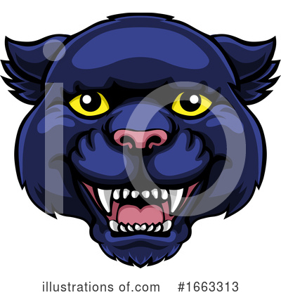 Royalty-Free (RF) Panther Clipart Illustration by AtStockIllustration - Stock Sample #1663313
