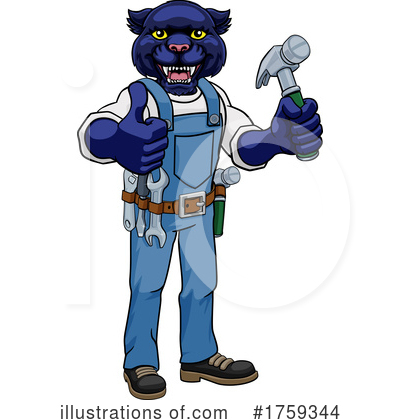Construction Worker Clipart #1759344 by AtStockIllustration