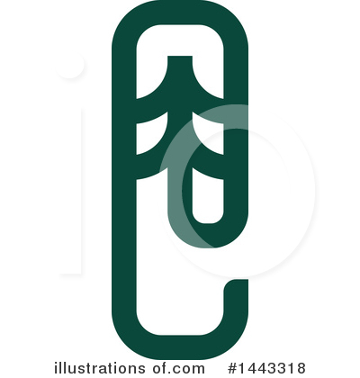 Royalty-Free (RF) Paperclip Clipart Illustration by elena - Stock Sample #1443318