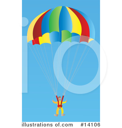 Parachuting Clipart #14106 by Rasmussen Images