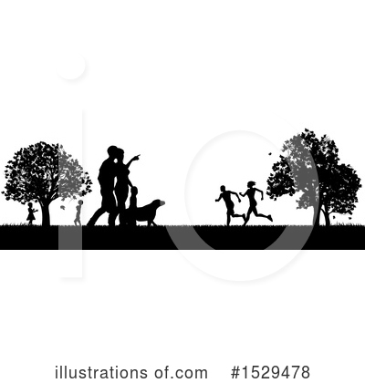 Silhouette Clipart #1529478 by AtStockIllustration