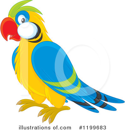 Parrot Clipart #1199683 by Alex Bannykh