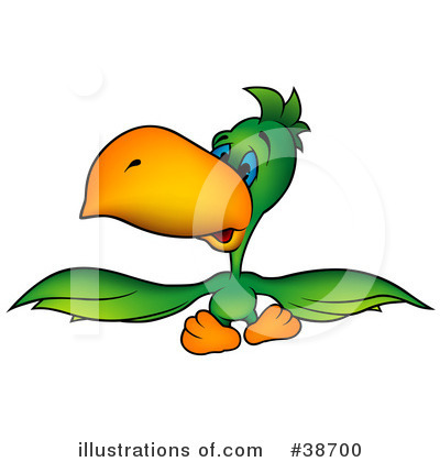 Royalty-Free (RF) Parrot Clipart Illustration by dero - Stock Sample #38700