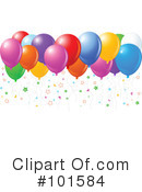 Party Balloons Clipart #101584 by Pushkin