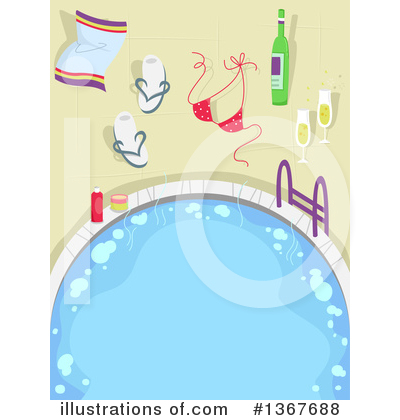 Hot Tub Clipart #1367688 by BNP Design Studio