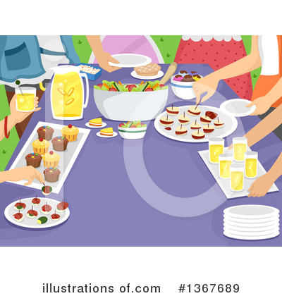 Royalty-Free (RF) Party Clipart Illustration by BNP Design Studio - Stock Sample #1367689