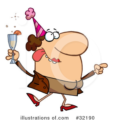 Champagne Clipart #32190 by Hit Toon