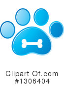 Paw Print Clipart #1306404 by Lal Perera