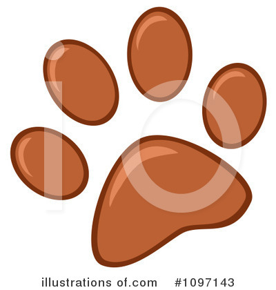 Animal Tracks Clipart #1097143 by Hit Toon