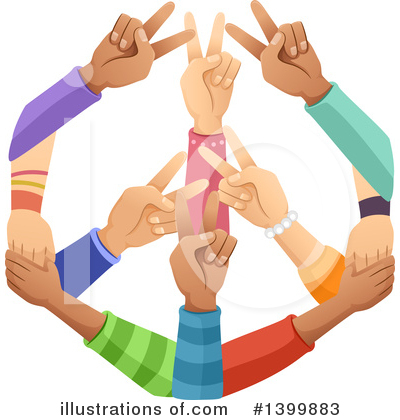 Royalty-Free (RF) Peace Clipart Illustration by BNP Design Studio - Stock Sample #1399883