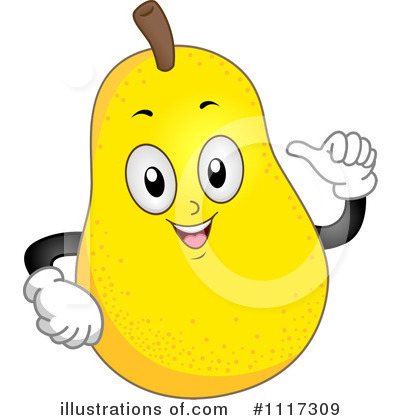 Royalty-Free (RF) Pear Clipart Illustration by BNP Design Studio - Stock Sample #1117309