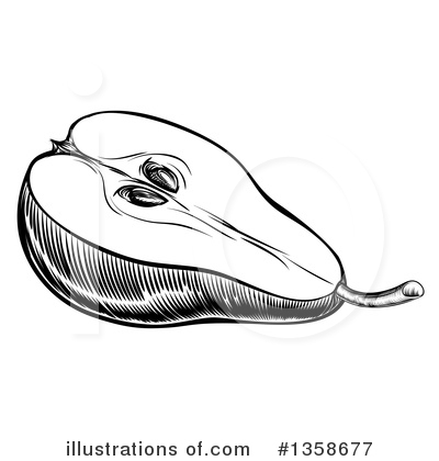 Royalty-Free (RF) Pear Clipart Illustration by AtStockIllustration - Stock Sample #1358677