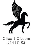 Pegasus Clipart #1417402 by Vector Tradition SM