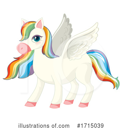 Pegasus Clipart #1715039 - Illustration by Graphics RF