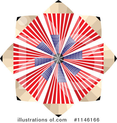 American Flag Clipart #1146166 by Andrei Marincas