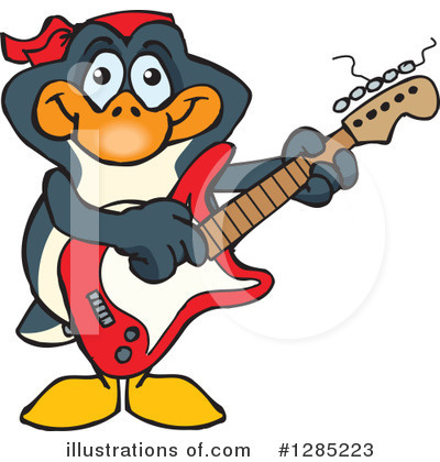 Penguin Clipart #1285223 by Dennis Holmes Designs