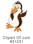 Penguin Clipart #31231 by Alex Bannykh