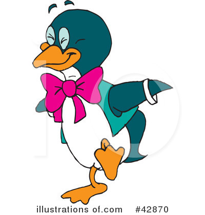 Penguin Clipart #42870 by Dennis Holmes Designs