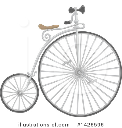 Royalty-Free (RF) Penny Farthing Clipart Illustration by Alex Bannykh - Stock Sample #1426596