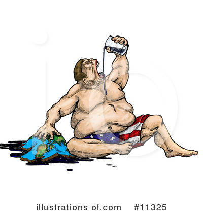 Overweight Clipart #11325 by AtStockIllustration