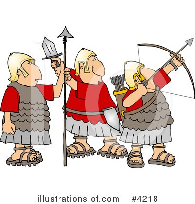 Roman Soldiers Clipart #4218 by djart