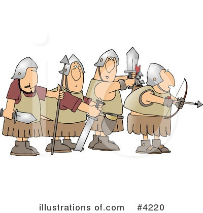 Roman Soldiers Clipart #4220 by djart
