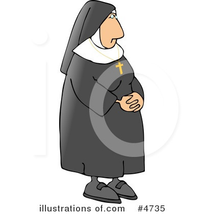 Nuns Clipart #4735 by djart