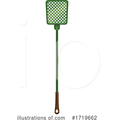 Fly Swatter Clipart #1719662 by Vector Tradition SM