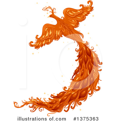 Royalty-Free (RF) Phoenix Clipart Illustration by BNP Design Studio - Stock Sample #1375363
