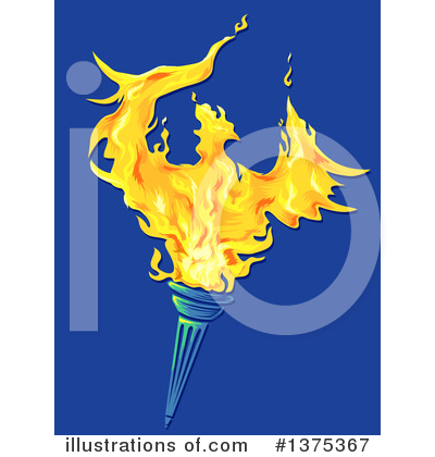 Flames Clipart #1375367 by BNP Design Studio
