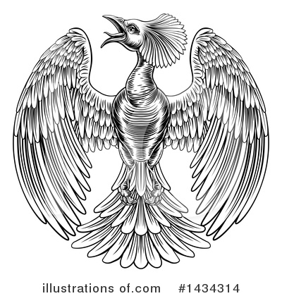 Royalty-Free (RF) Phoenix Clipart Illustration by AtStockIllustration - Stock Sample #1434314