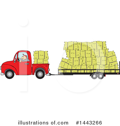 Royalty-Free (RF) Pickup Truck Clipart Illustration by djart - Stock Sample #1443266