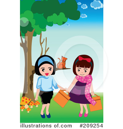 Royalty-Free (RF) Picnic Clipart Illustration by mayawizard101 - Stock Sample #209254