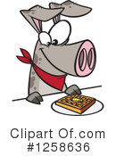 Pig Clipart #1258636 by toonaday