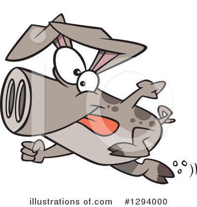 Royalty-Free (RF) Pig Clipart Illustration by toonaday - Stock Sample #1294000