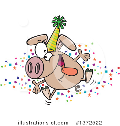 Pigs Clipart #1372522 by toonaday