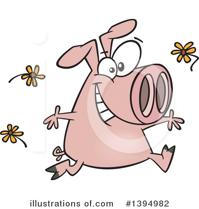 Pigs Clipart #1394982 by toonaday