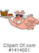 Pig Clipart #1414021 by LaffToon