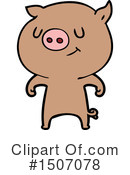 Pig Clipart #1507078 by lineartestpilot