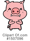 Pig Clipart #1507096 by lineartestpilot